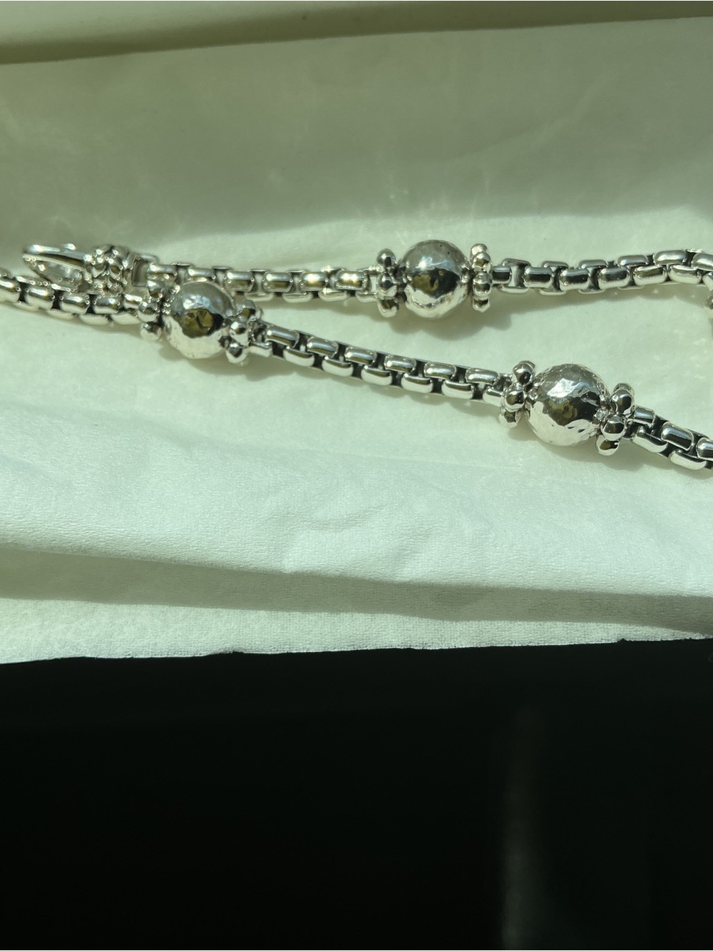JAI BY JOHN HARDY STERLING SILVER BEAD BRACELET - Picture 5 of 8